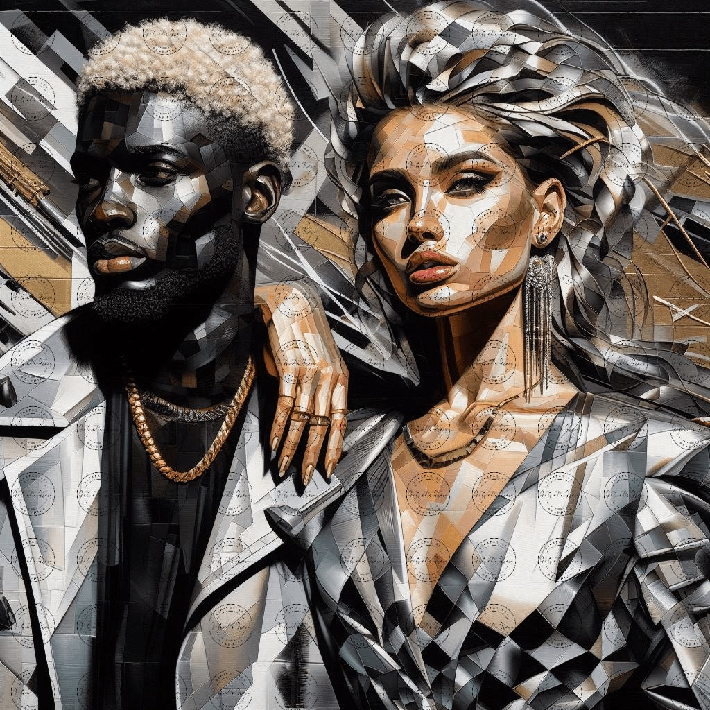 Digital Art - Urban Mosaic: Faces of Neo-Expression – Part 2 #2016
