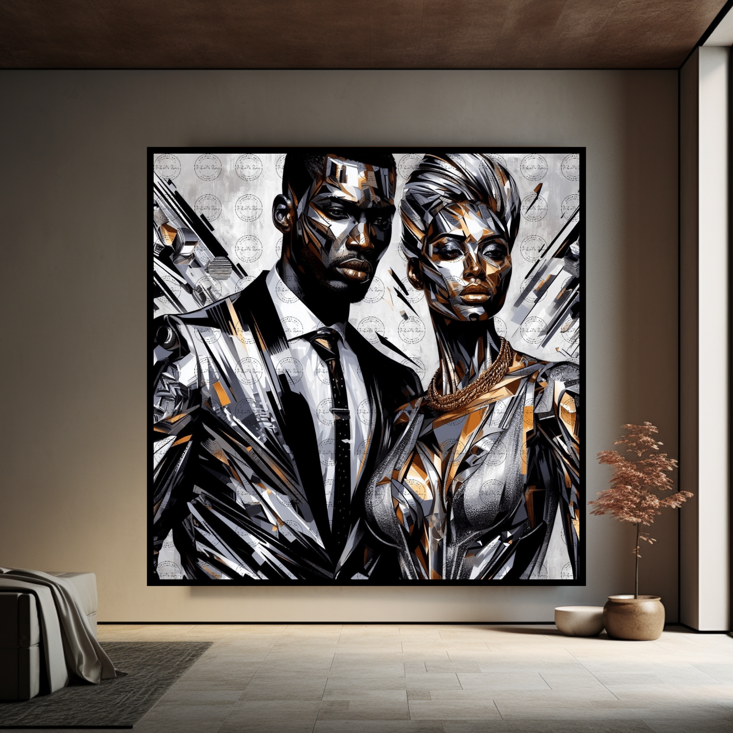 Digital Art - Urban Mosaic: Faces of Neo-Expression – Part 2 #2025