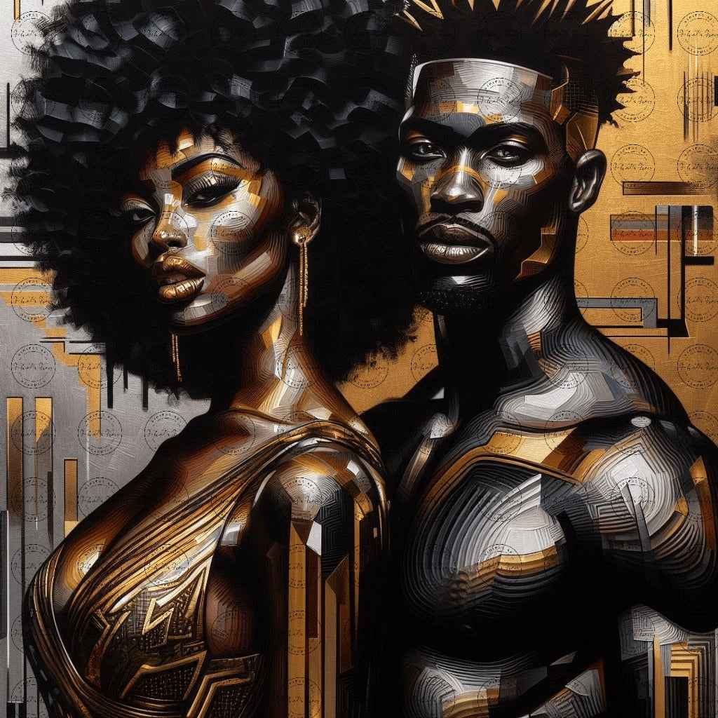 Digital Art - Urban Mosaic: Faces of Neo-Expression – Part 2 #2014