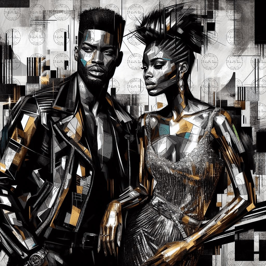 Digital Art - Urban Mosaic: Faces of Neo-Expression – Part 2 #2013