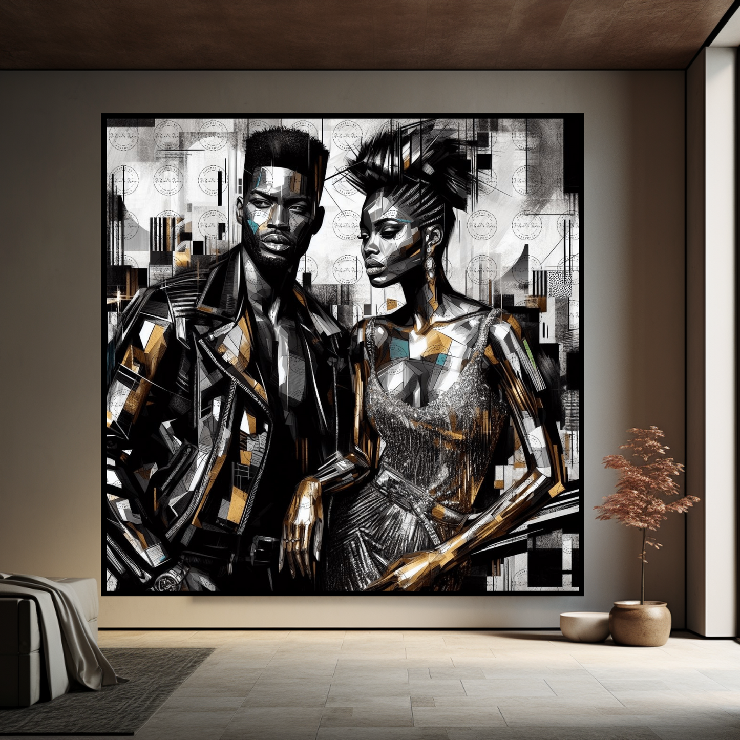 Digital Art - Urban Mosaic: Faces of Neo-Expression – Part 2 #2013