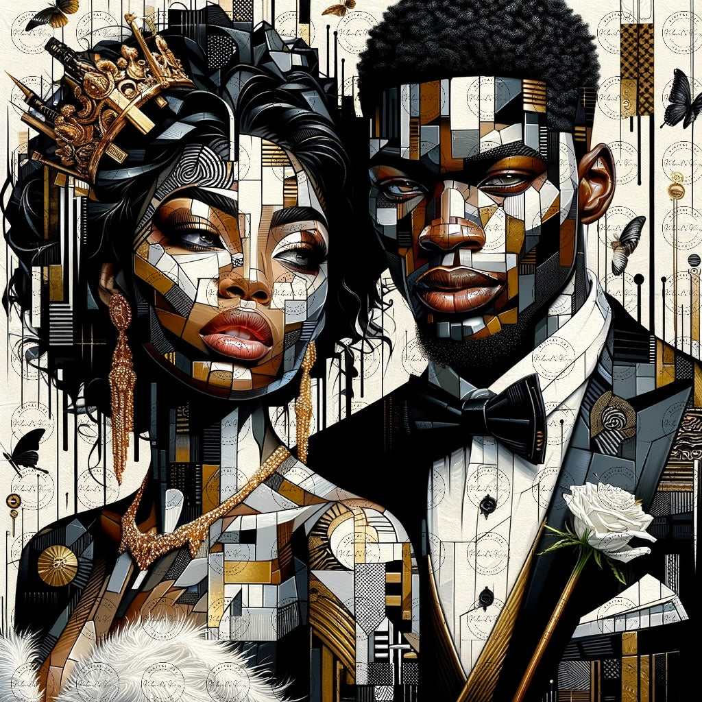 Digital Art - Urban Mosaic: Faces of Neo-Expression #2018