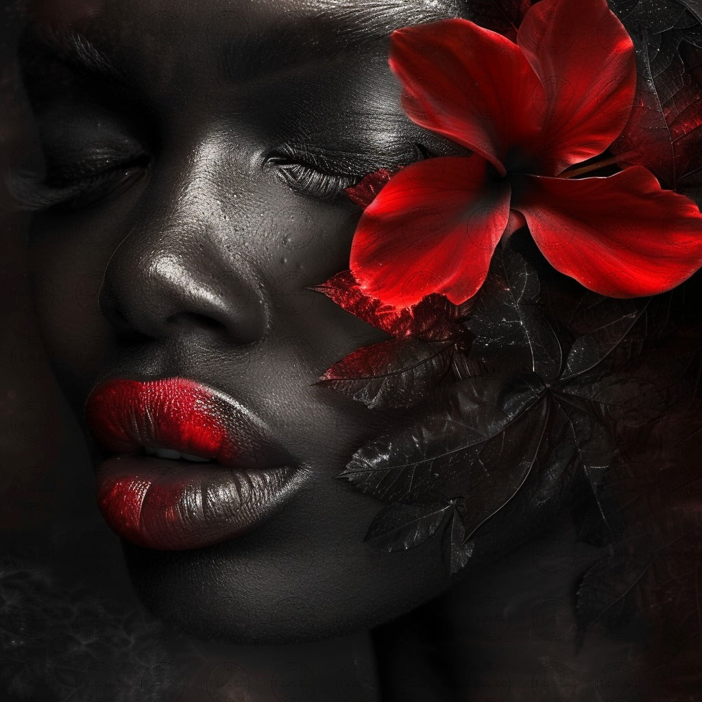 Digital Art - Botanical Elegance: A Verdant Veil - #2019