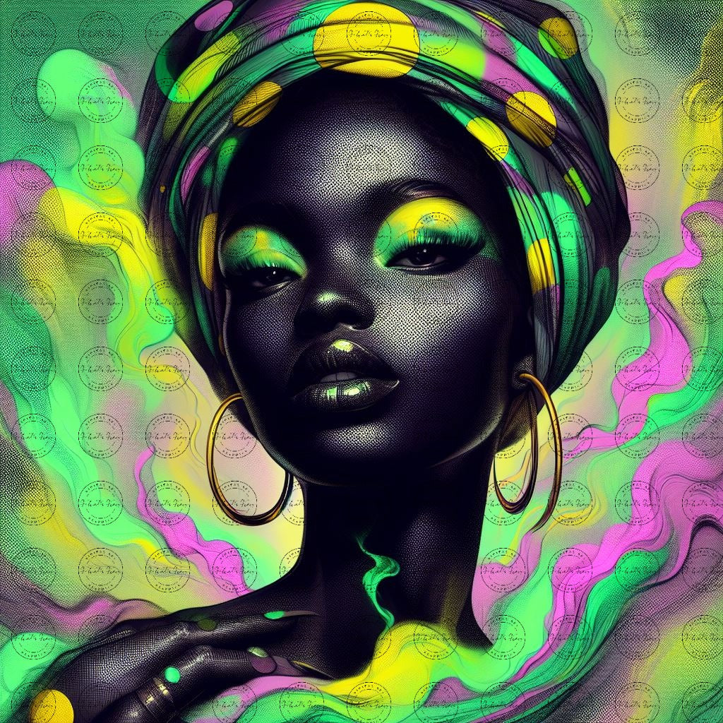 Digital Art- Mystique in Motion: A Fusion of Styles #2012
