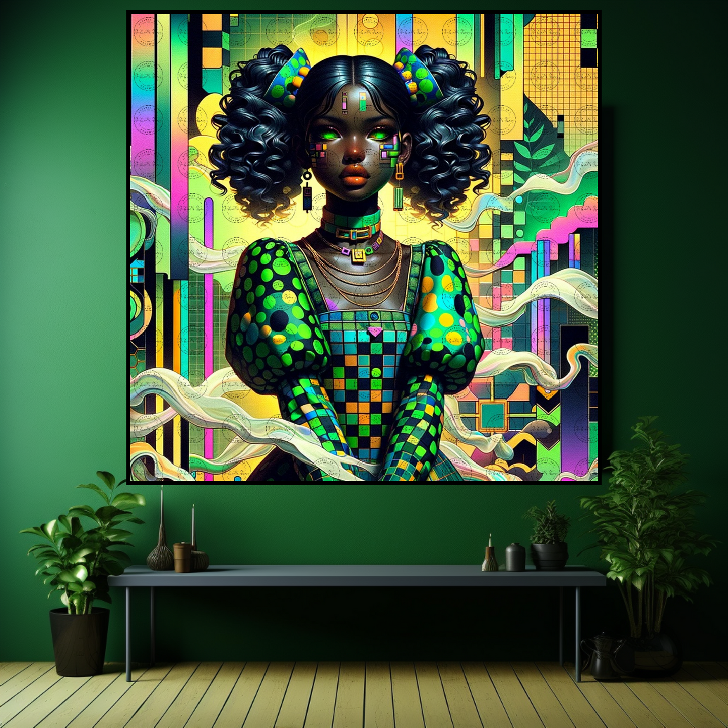 Digital Art- Mystique in Motion: A Fusion of Styles #2016