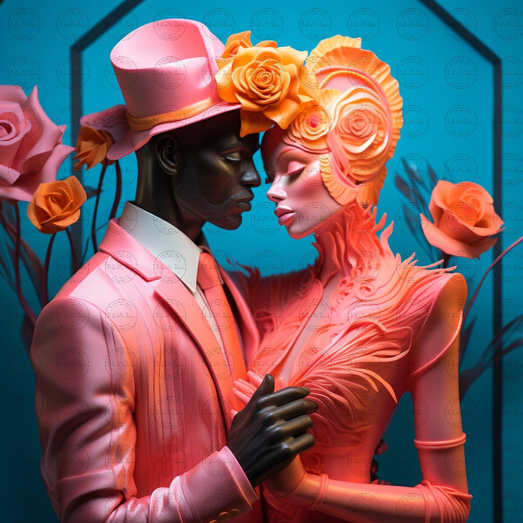 Digital Art - Eternal Bonds: Love For One Another - #2021