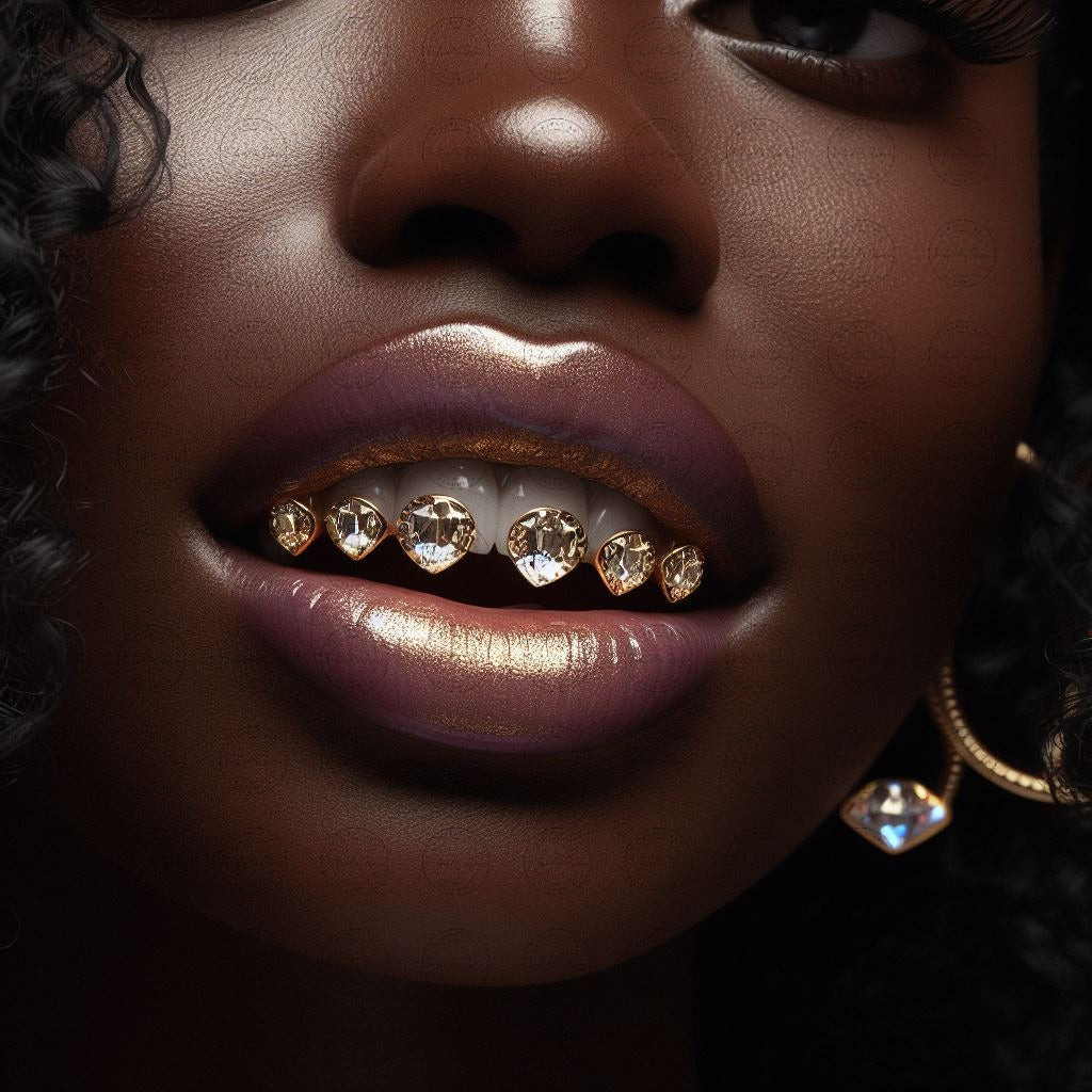 Digital Art - Gilded Grace: A Cutout Animation Portrait - #2015