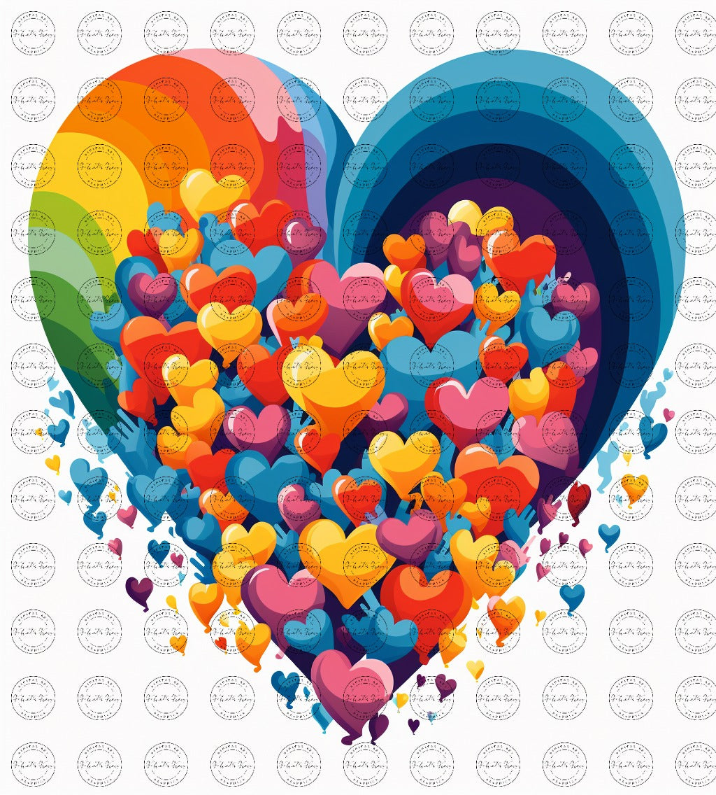 Digital Art - United Colors of Humanity #2012