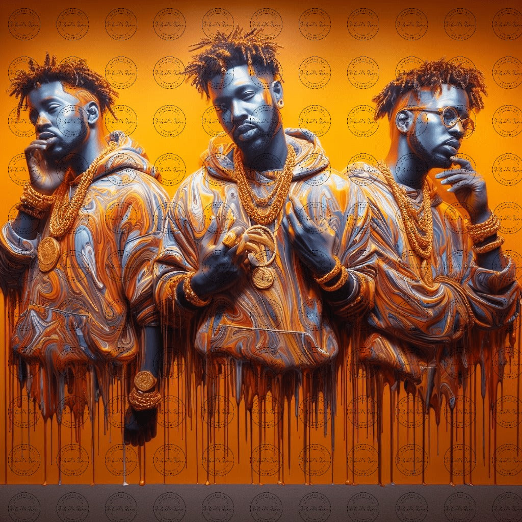 Digital Art - Glossy Rappers: A Candy-Coated Beat #2011