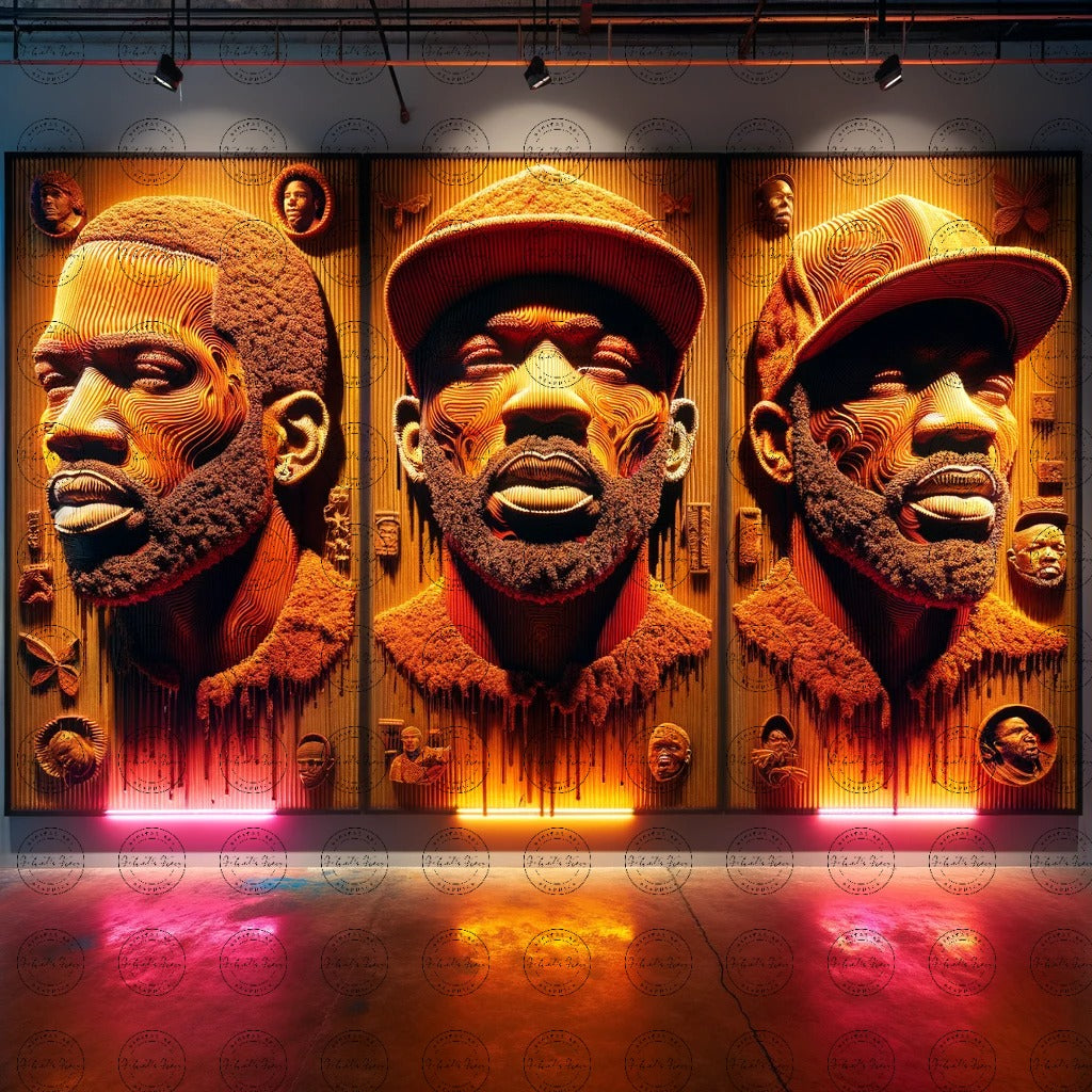 Digital Art - Glossy Rappers: A Candy-Coated Beat #2022