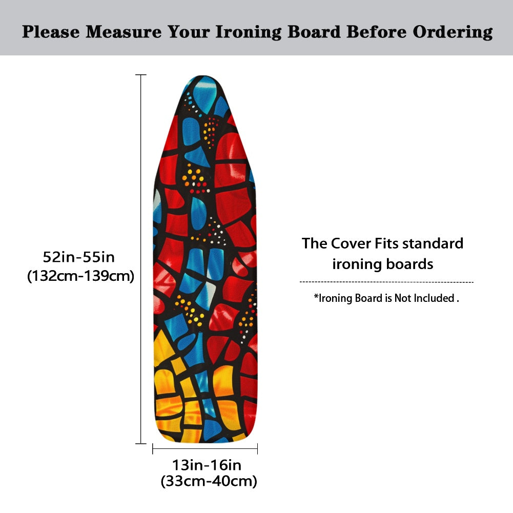 Ironing Board Cover - Velvet's View - Elegant Adinkra-Inspired Fabric Collection