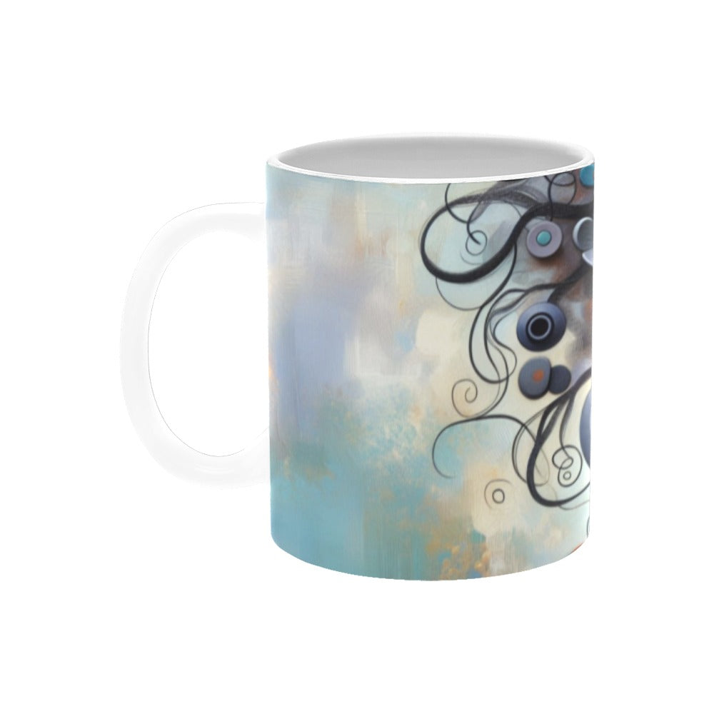 Bold & Beautiful: Afrocentric Digital Art Collection - White Mug(11OZ) - #2014