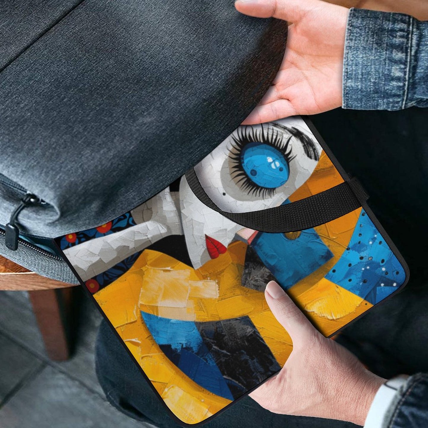 Laptop Bag - Black Girl Art - Velvet’s View - Artistic Laptop Covers Collection - Laptop Bag (Multiple Sizes) #2047