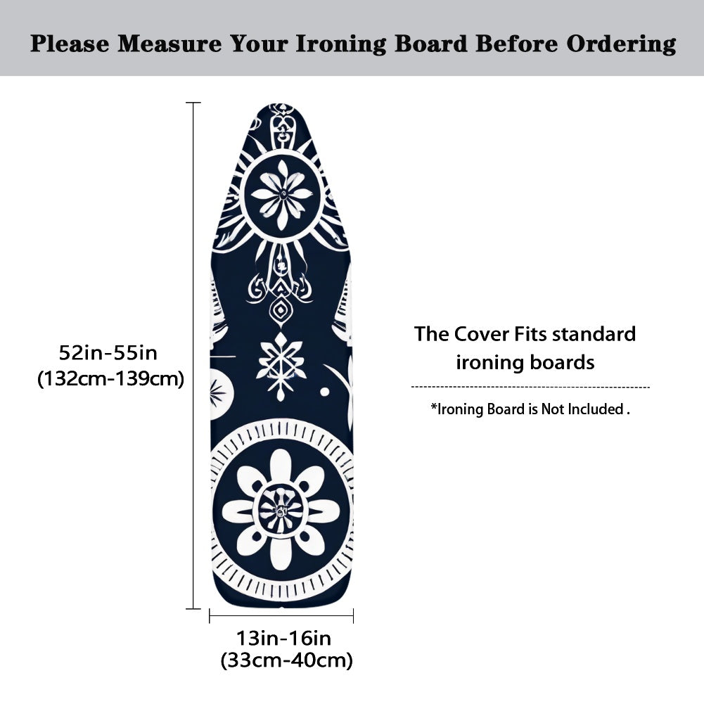 Elegant Adinkra-Inspired Fabric Collection - Ironing Board Cover-#2013