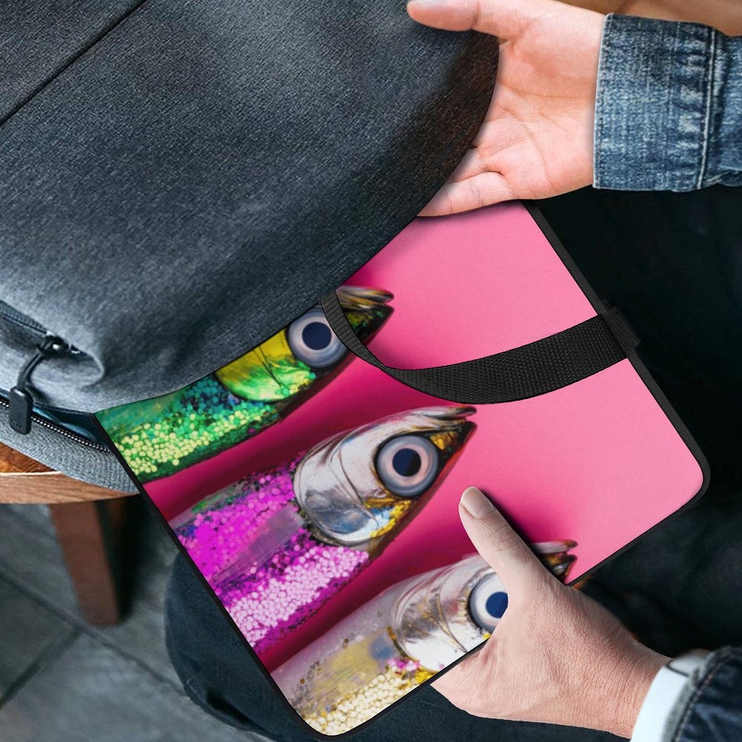 Laptop Bag - Black Girl Art - Velvet’s View: Artistic Laptop Covers Collection (Multiple Sizes) Laptop Bag - 2020