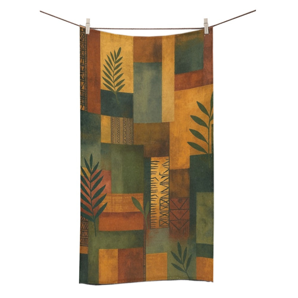 Rooted in Earth, Woven in Culture: Afrocentric Decor Inspired by Textiles, Texture & Legacy - Bath Towel 30"x56" - B56258