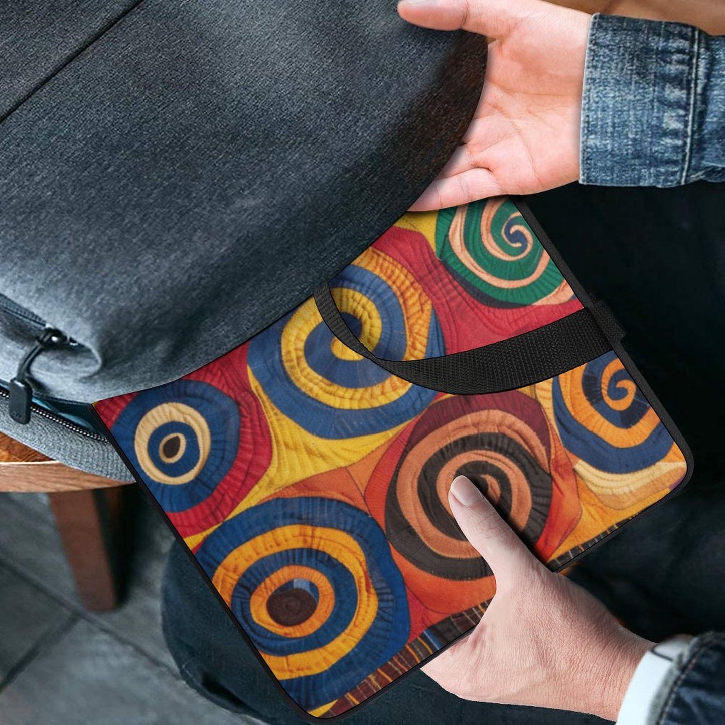 Laptop Bag - Black Girl Art - Velvet’s View - Artistic Laptop Covers Collection - Laptop Bag (Multiple Sizes) #2060