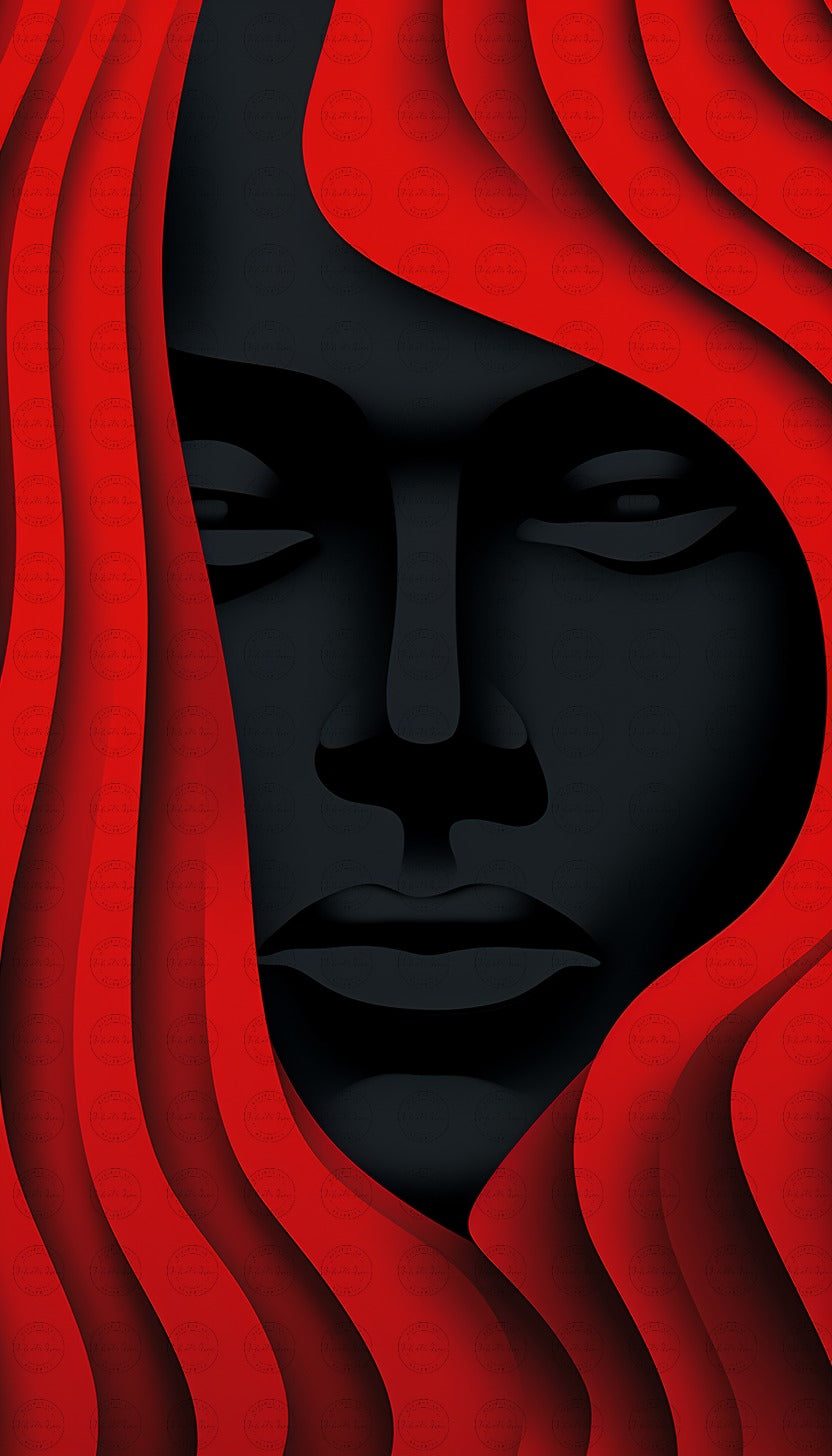 Enigmatic Reverie: A Journey Through Abstract Minimalism and Pop-Inspired Aesthetics – #2012