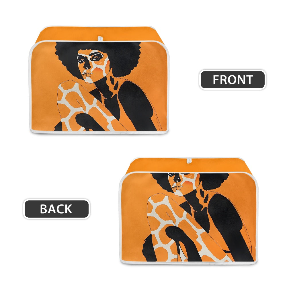 Toaster Cover - Velvet's View - Giraffe Essence - A Fusion of Nature and Elegance Collection