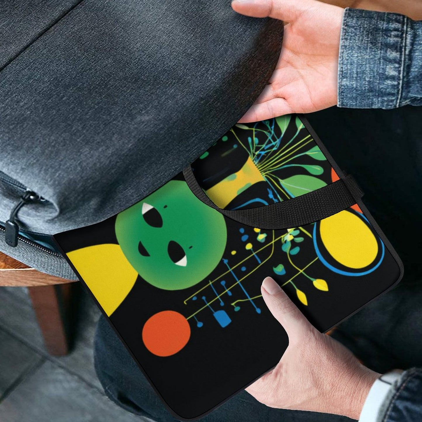 Laptop Bag - Black Girl Art - Velvet’s View - Artistic Laptop Covers Collection - Laptop Bag (Multiple Sizes) #2051
