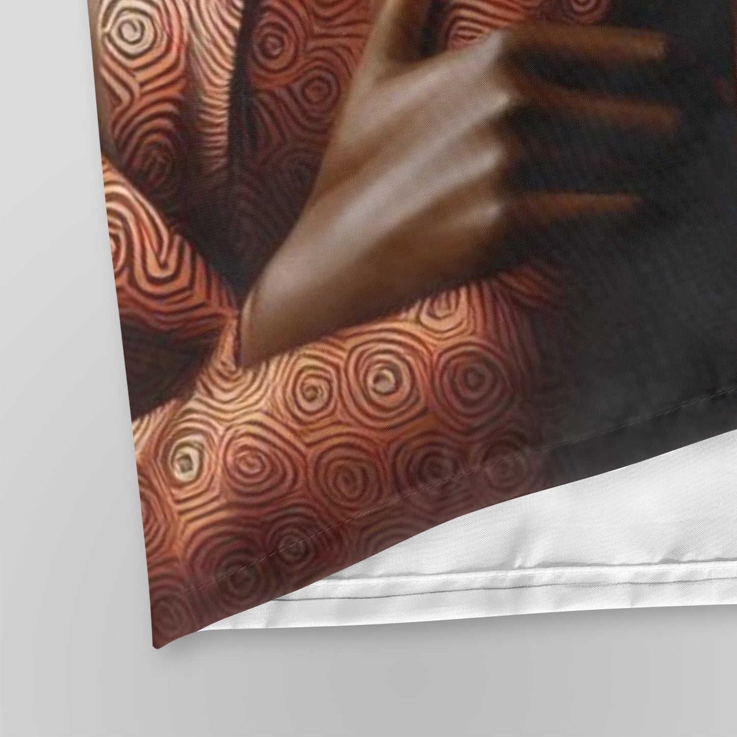 Shower Curtain - Black Girl Art - Velvet's View - Afro Radiance - A Celebration of Color and Culture -72"x84" 990