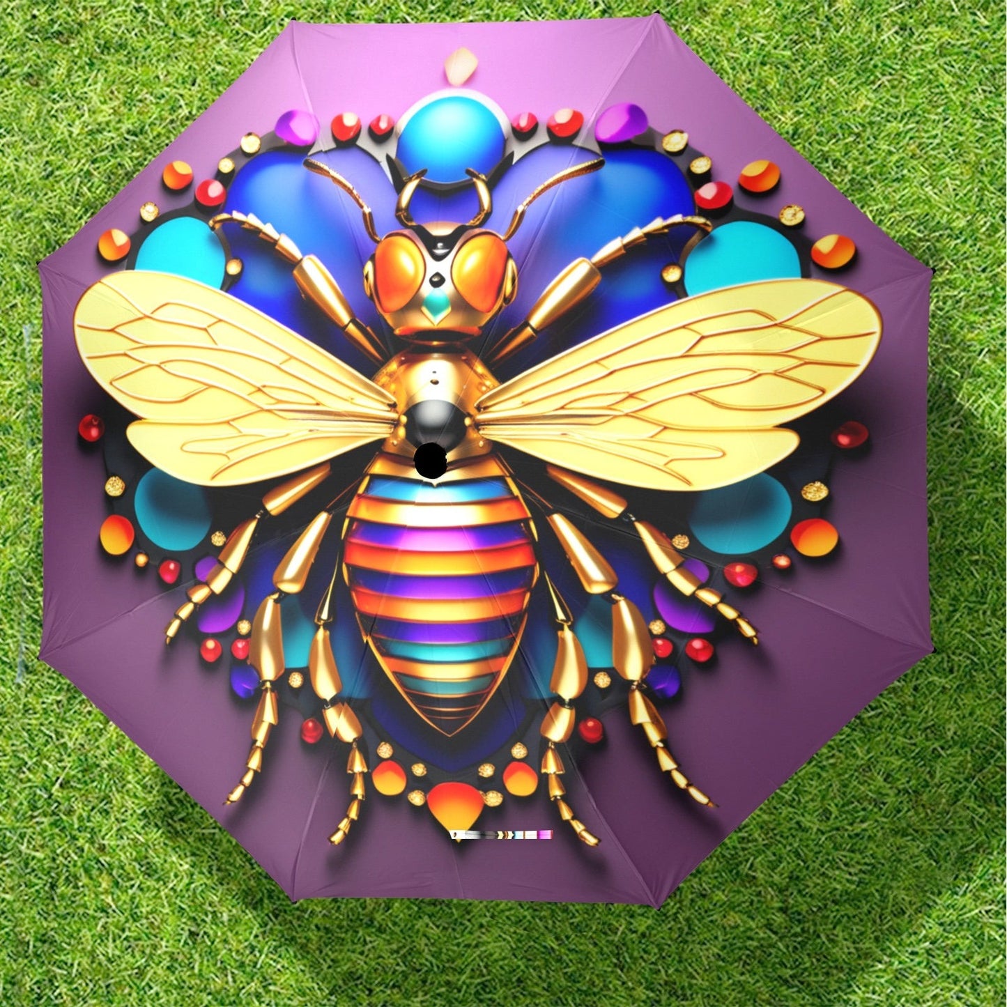 Bee Jeweled Collection - Semi-Automatic Foldable Umbrella (Model U12) - 2013