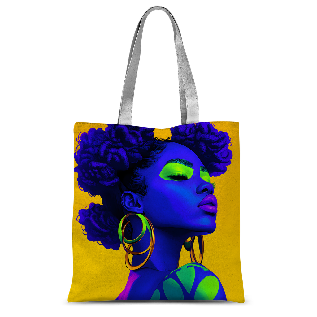 Vivid Visions: The Essence of Afro-Modernism Collection - Classic Sublimation Tote Bag - #2011