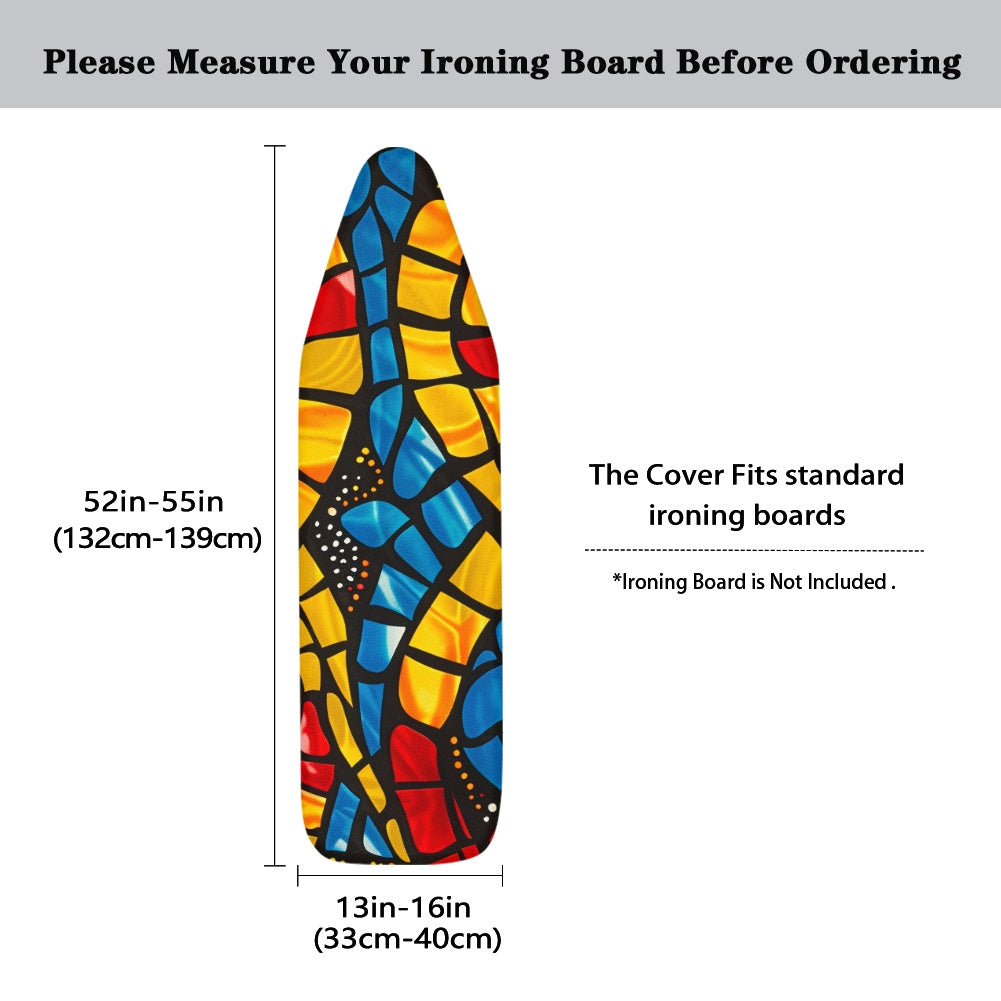 Ironing Board Cover - Velvet's View - Elegant Adinkra-Inspired Fabric Collection