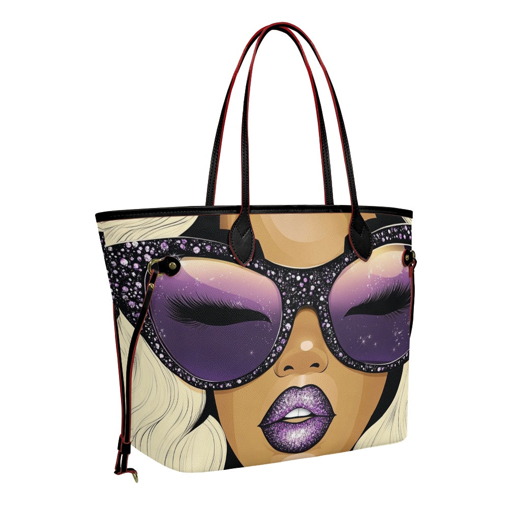 Shades of Velvet Collection - Women PU Leather Handbags - #2012