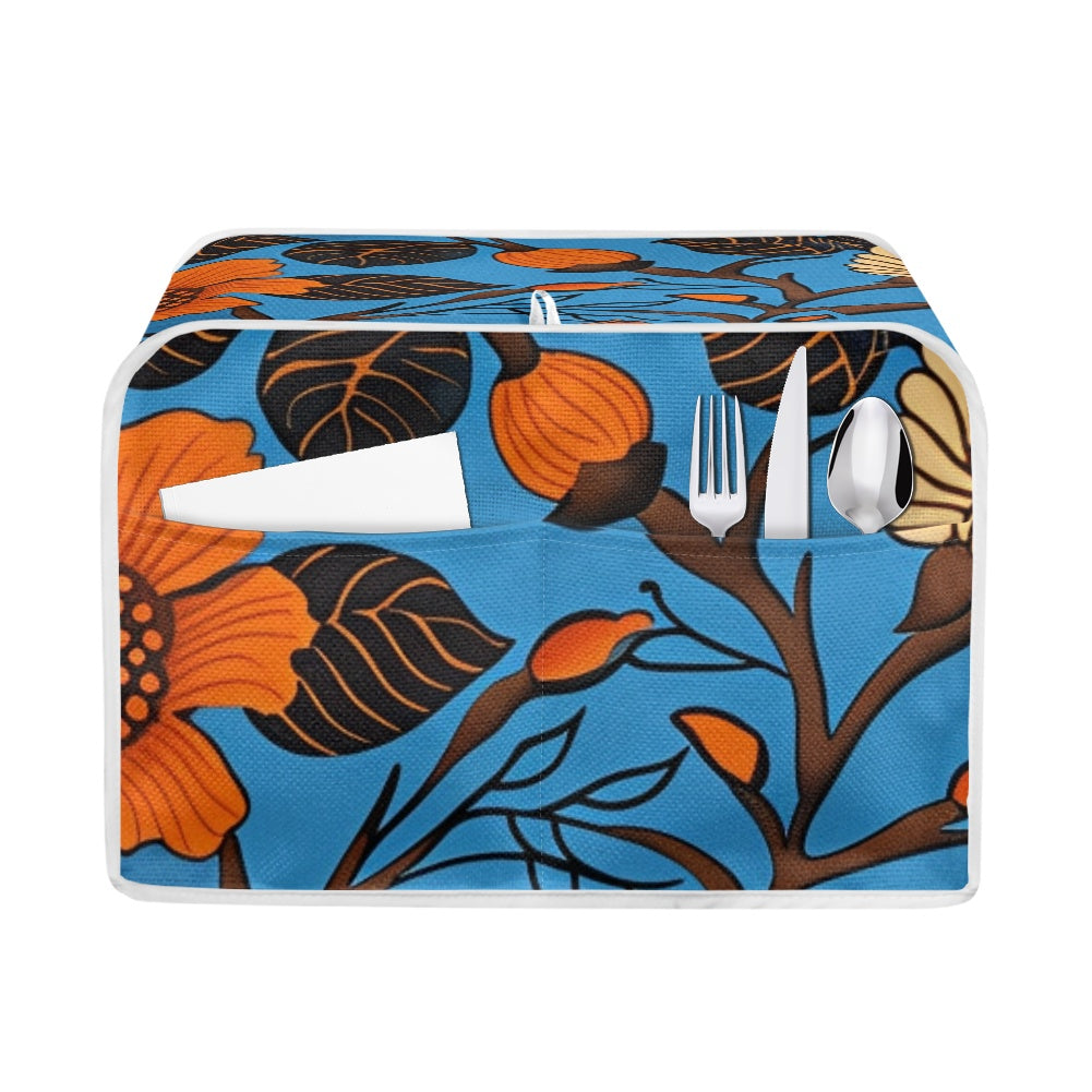 Elegant Adinkra-Inspired Fabric Collection -Toaster Cover - #2022