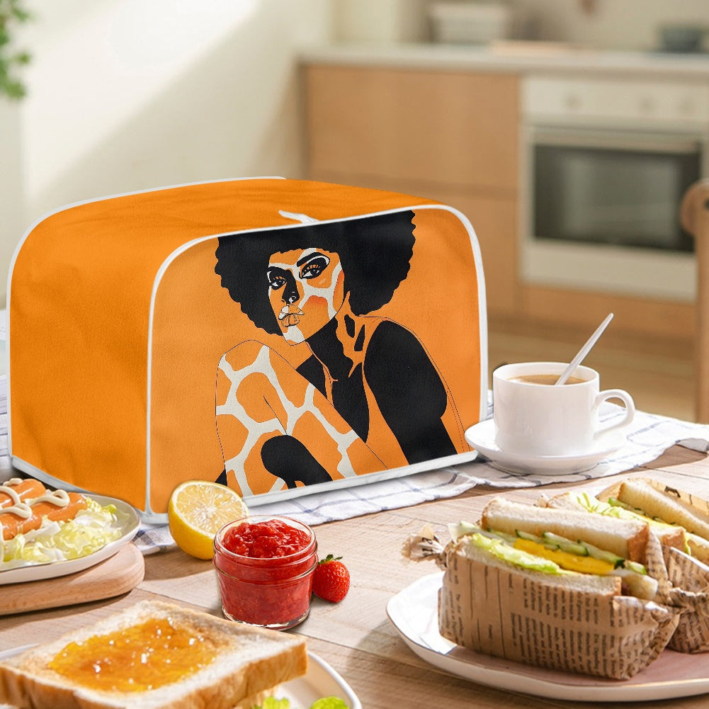 Toaster Cover - Velvet's View - Giraffe Essence - A Fusion of Nature and Elegance Collection