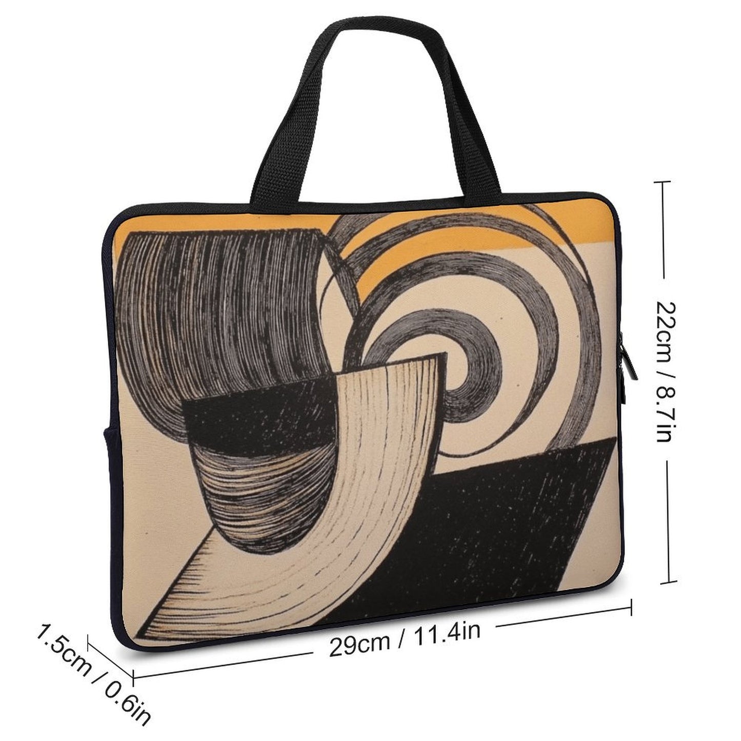 Laptop Bag - Black Girl Art - Velvet’s View - Artistic Laptop Covers Collection - Laptop Bag (Multiple Sizes) #2053