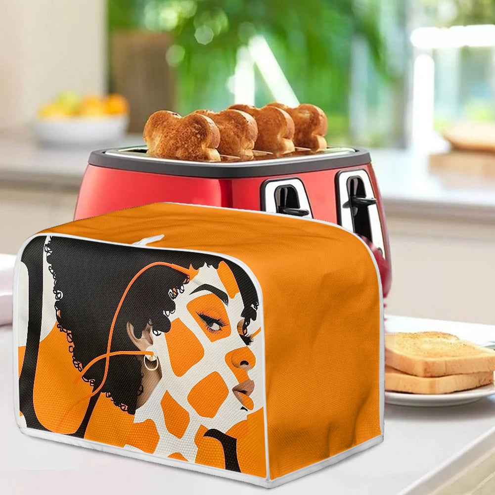 Toaster Cover - Velvet's View - Giraffe Essence - A Fusion of Nature and Elegance Collection