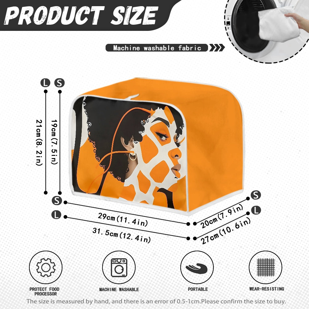 Toaster Cover - Velvet's View - Giraffe Essence - A Fusion of Nature and Elegance Collection