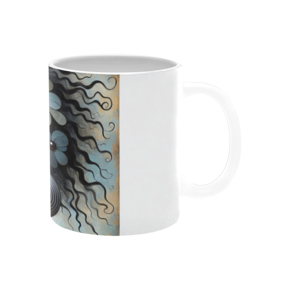 Bold & Beautiful: Afrocentric Digital Art Collection - White Mug(11OZ) - #2011