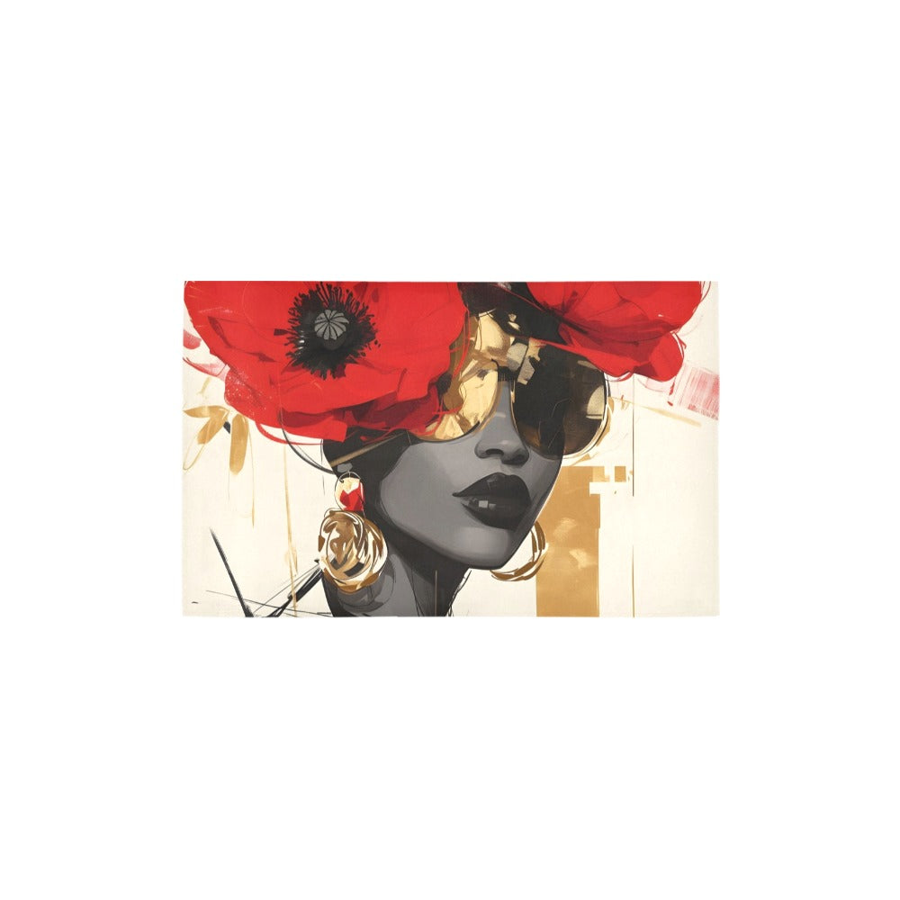 Bath Rug - Velvet's View - Bold Elegance - The Poppy Collection