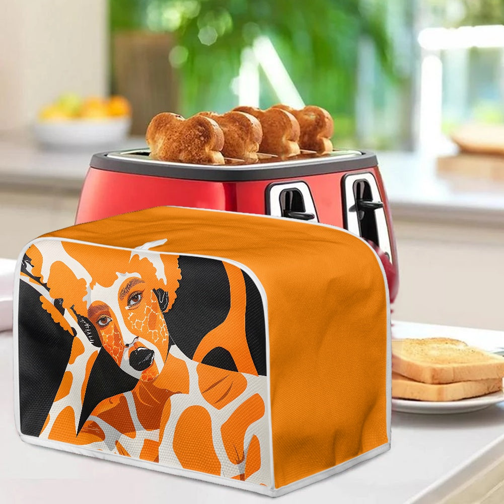 Toaster Cover - Velvet's View - Giraffe Essence - A Fusion of Nature and Elegance Collection