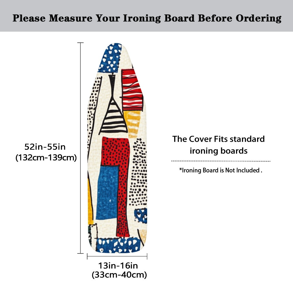 Ironing Board Cover - Velvet's View - Elegant Adinkra-Inspired Fabric Collection