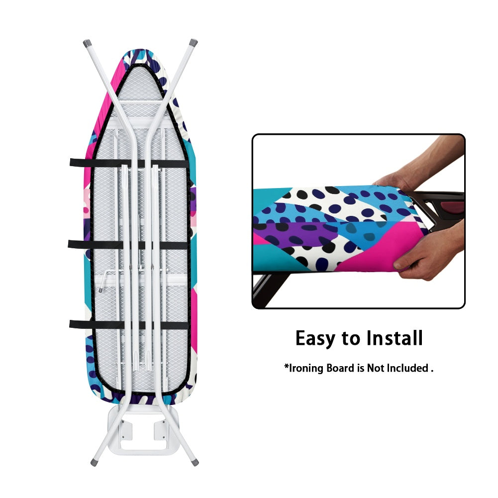 Ironing Board Cover - Velvet's View - Pop Vibrance Collection - Dynamic Patterns and Energetic Textures