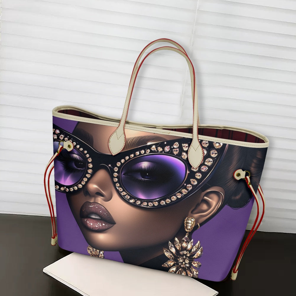 Shades of Velvet Collection - Women PU Leather Handbags - #2011