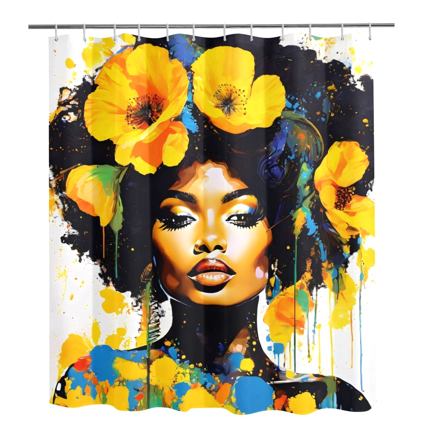 Shower Curtain 72"x84" - Velvet's View - Bold Elegance - The Poppy Collection 767