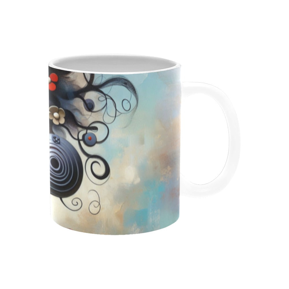 Bold & Beautiful: Afrocentric Digital Art Collection - White Mug(11OZ) - #2014