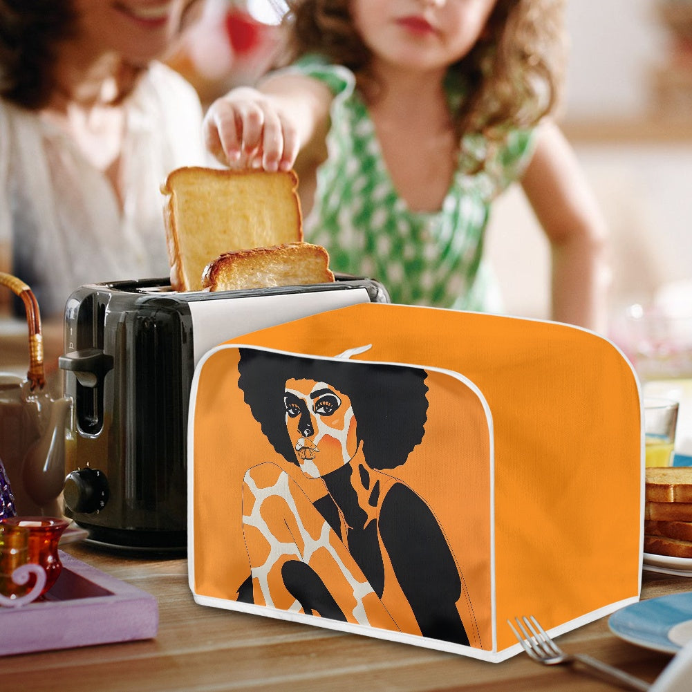 Toaster Cover - Velvet's View - Giraffe Essence - A Fusion of Nature and Elegance Collection