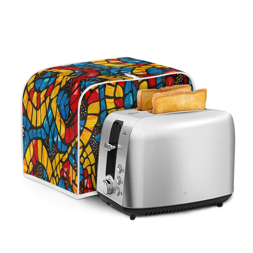 Elegant Adinkra-Inspired Fabric Collection -Toaster Cover - #2018