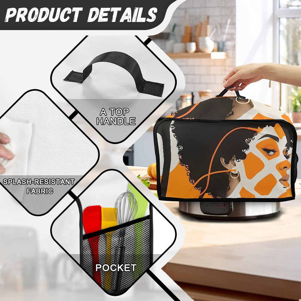 Giraffe Essence: A Fusion of Nature and Elegance Collection - Slow cooker cover - #2013