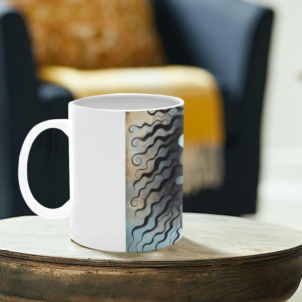 Bold & Beautiful: Afrocentric Digital Art Collection - White Mug(11OZ) - #2011
