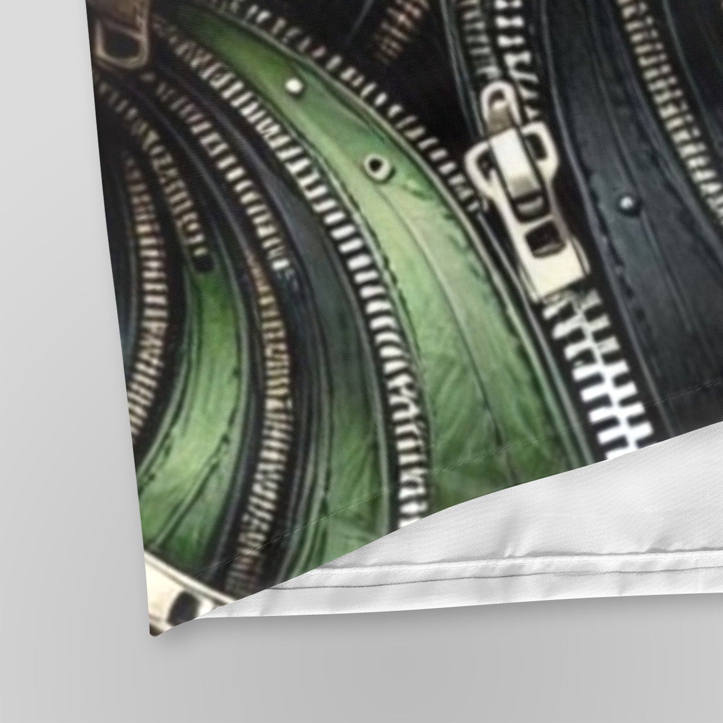 Shower Curtain - Velvet's View - Mechanical Muse - The Fusion of Fashion and Futurism - 72"x84" 1607