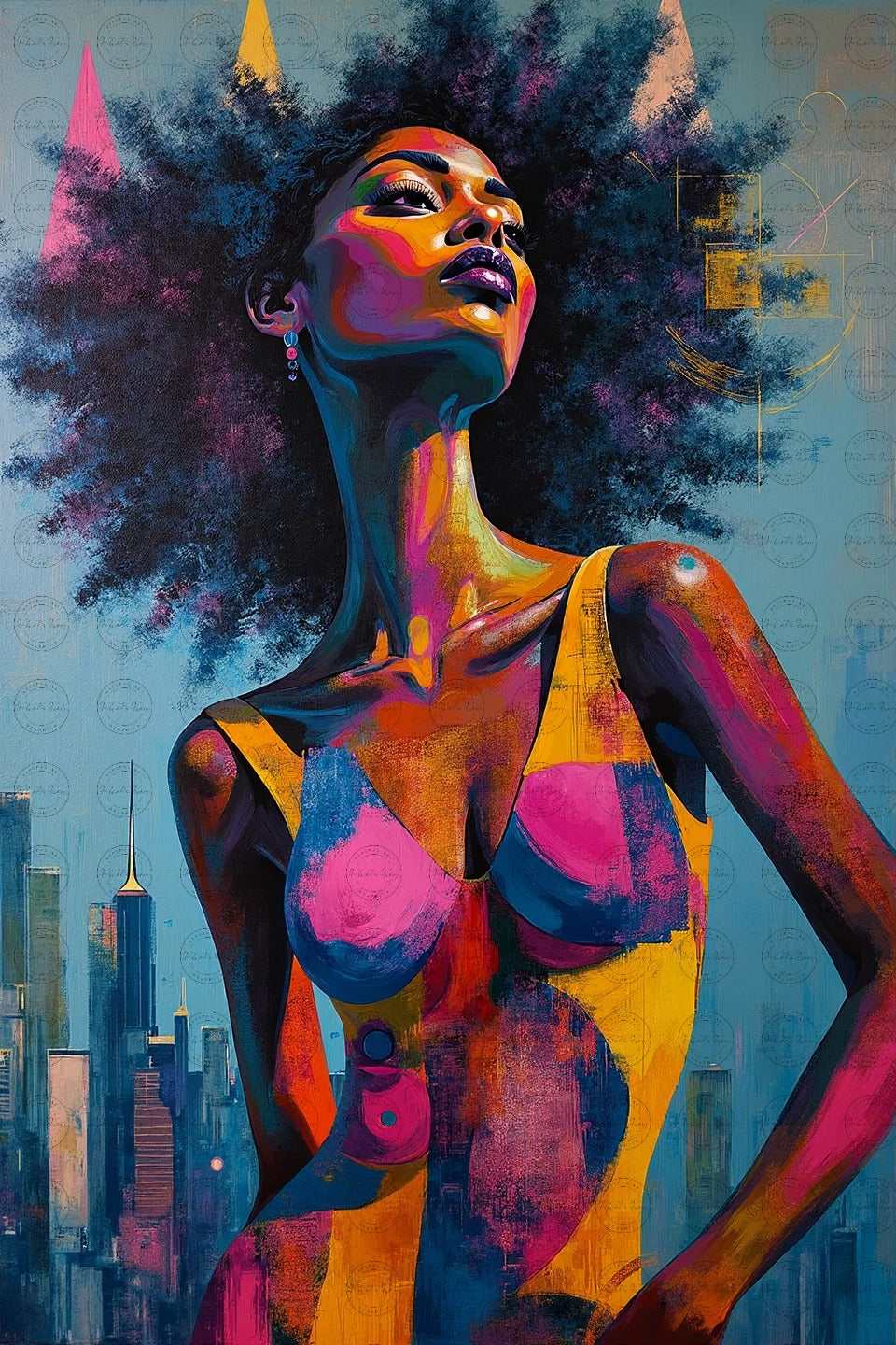 Black Girl Art - Velvets View Digital Art - Ethereal Vibrance - Velvet View Digital Art Collection 442