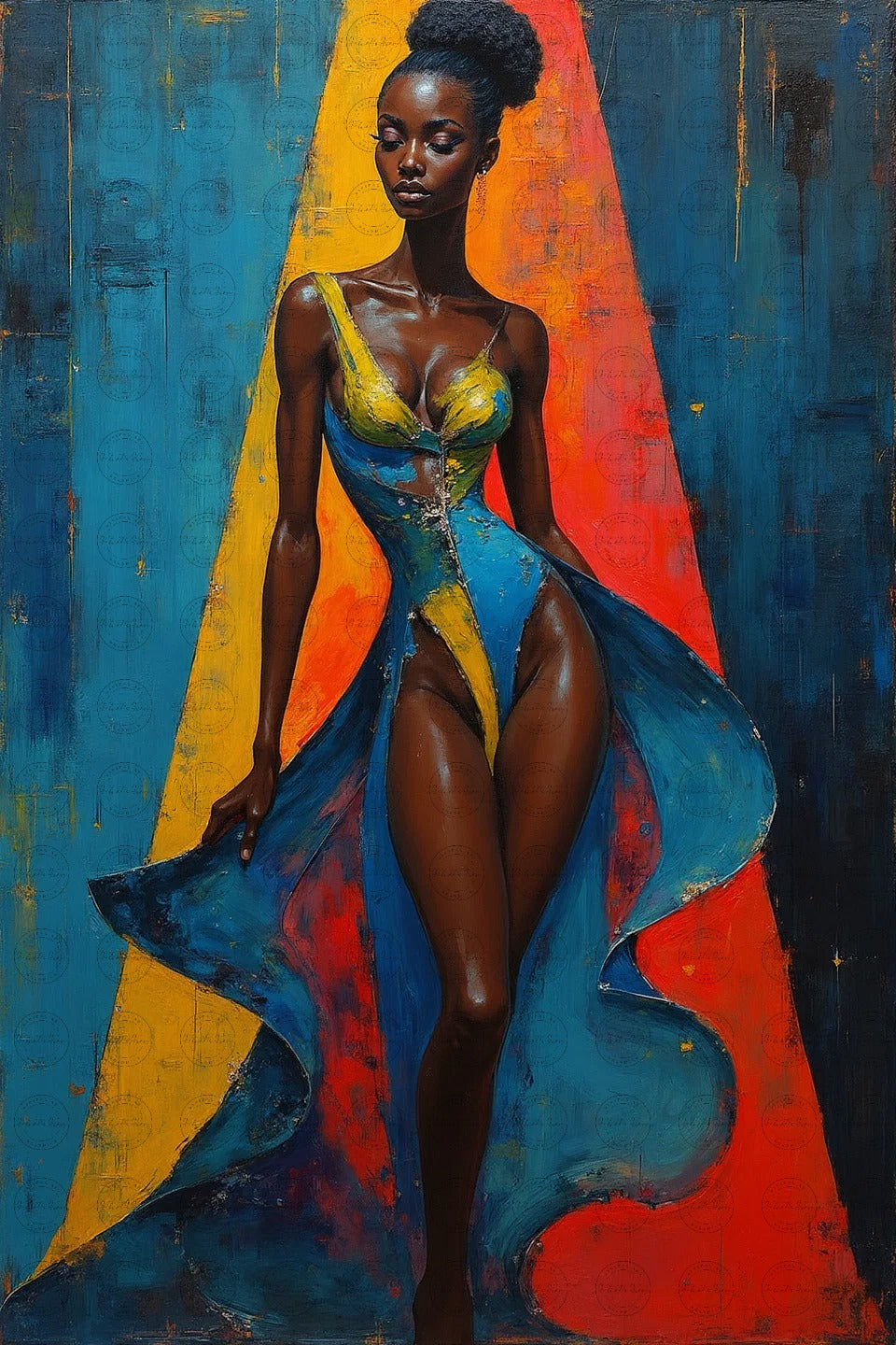 Black Girl Art - Velvets View Digital Art - Ethereal Vibrance - Velvet View Digital Art Collection 447