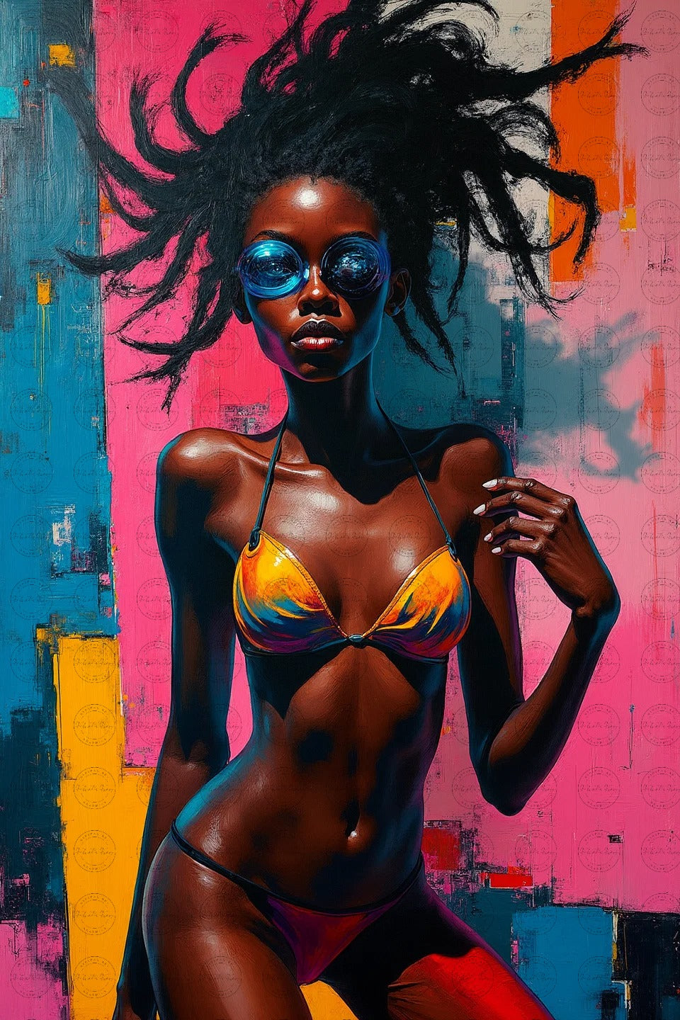 Black Girl Art - Velvets View Digital Art - Ethereal Vibrance - Velvet View Digital Art Collection 446